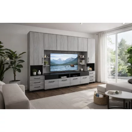 Nepál szekrénysor 290 cm LED világítással