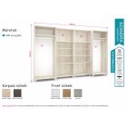 Szandra szekrénysor 320 cm