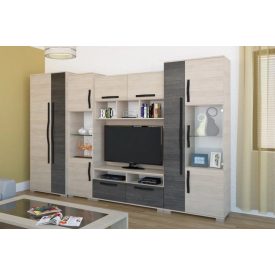 Atlanta szekrénysor 330 cm LED világítással