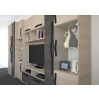 Atlanta szekrénysor 330 cm LED világítással