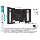 Basel szekrénysor LED világítással