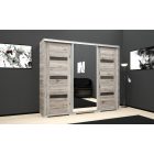 Capri 239 cm gardrób tükörrel