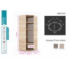 Bern gardrób 180 cm