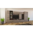 Messina szekrénysor LED világítással 400 cm