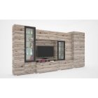 Messina szekrénysor LED világítással 400 cm