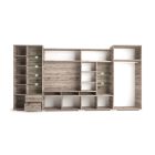 Messina szekrénysor LED világítással 400 cm