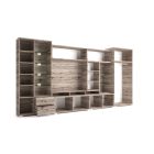 Messina szekrénysor LED világítással 400 cm
