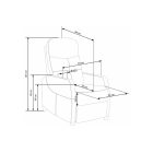 Felipe dönthető TV fotel