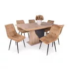 Alíz asztal 160x90+40 cm 