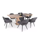 Alíz asztal 160x90+40 cm 