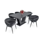 Prága asztal 160x90+40 cm