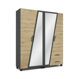 Onyx 180 cm tükrös gardróbszekrény