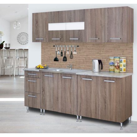 Anikó 200 cm konyha trüffel