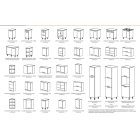 Anikó 200 cm konyha trüffel