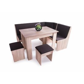 Konyhai sarokülő sonoma/barna