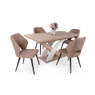 Elis asztal 160x90+40