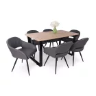 Zoé asztal 150x80 + 40 cm