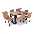 Zoé asztal 150x80 + 40 cm