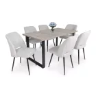 Zoé asztal 150x80 + 40 cm