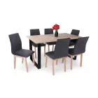 Zoé asztal 150x80 + 40 cm