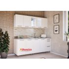 Anett 200 cm konyha matt fehér