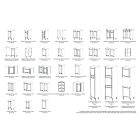 Anett 200 cm konyha matt fehér