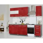 Léna magasfényű konyha 200 cm fehér