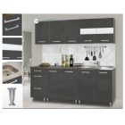 Léna magasfényű konyha 200 cm fehér