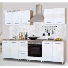 Léna magasfényű konyha 200 cm