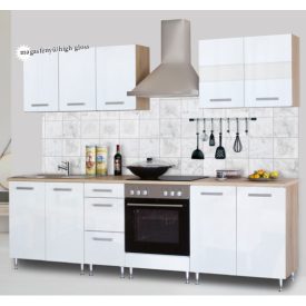 Léna magasfényű konyha 200 cm