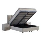 Birdy Boxspring ágy szett bézs 160x200 cm