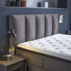 Birdy Boxspring ágy szett szürke 160x200 cm
