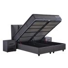 Birdy Boxspring ágy szett szürke 160x200 cm