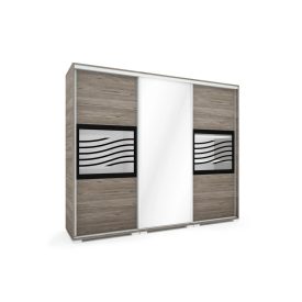 Bangkok tolóajtós gardróbszekrény 239 cm tükörrel