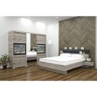 Bangkok tolóajtós gardróbszekrény 239 cm tükörrel