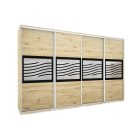 Bangkok tolóajtós gardróbszekrény 318 cm