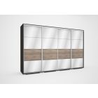 Mirror tolóajtós gardrób