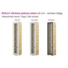 Polly vitrines polcos elem 42 cm