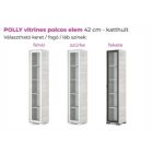 Polly vitrines polcos elem 42 cm