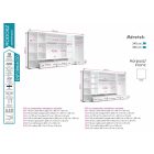 Rodosz szekrénysor 390 cm LED világítással