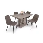 Bella asztal 130x85cm + 40cm