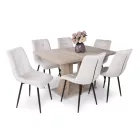 Bella asztal 130x85cm + 40cm