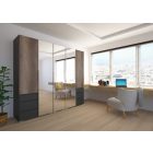 Silver gardrób 225 cm