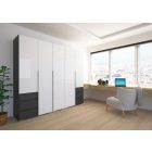 Silver gardrób 225 cm