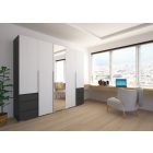 Silver gardrób 225 cm