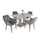 Bella asztal 130x85cm + 40cm