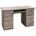 Messina ajtós 4 fiókos íróasztal 130x60 cm