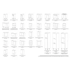 Léna magasfényű konyha 240 cm antracit