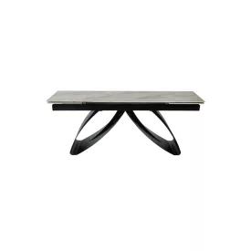 Carrara kőlapos asztal 180x90+2x40 cm