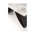 Carrara kőlapos asztal 180x90+2x40 cm